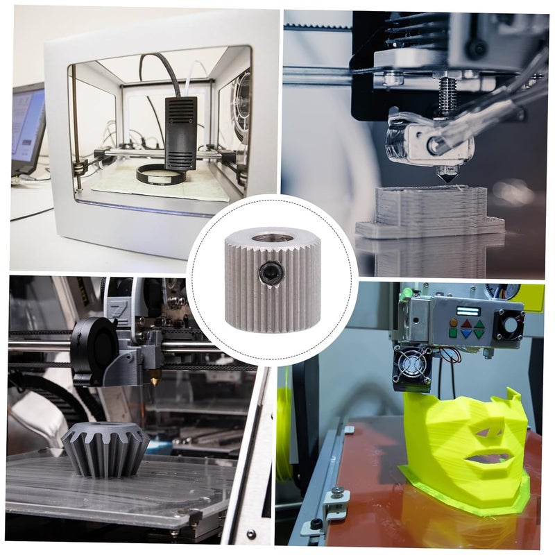 3D Printer Extrusion Wheel 4pcs 40 Teeth Feeding Gear 5mm Inner Hole Compatible for DIY Projects - Image 5
