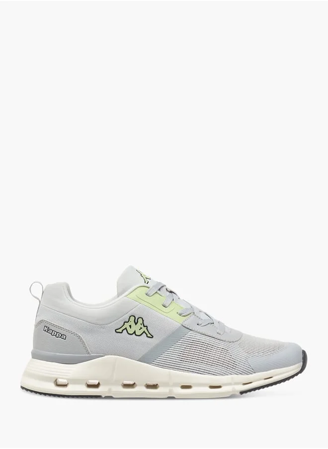 Kappa Men's Logo Print Sports Shoes with Lace-Up Closure
