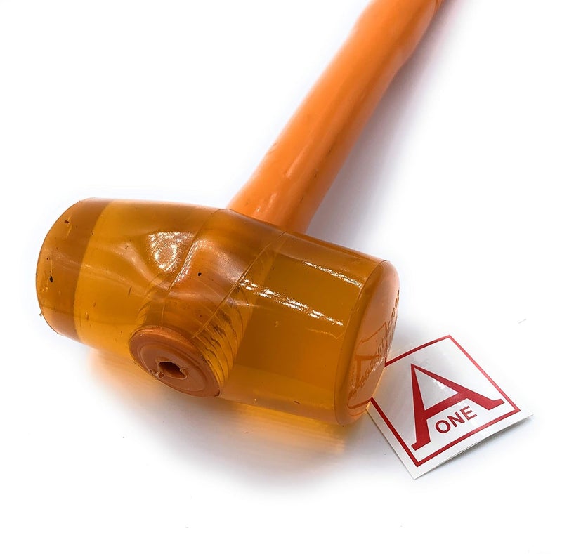 Aone Rubber Mallet Hammer 1.50" Non-Marring Shock Absorbing for Jewellery Making, Watchmaking, Beading, Leather Crafting, Metal Work, Model, Goldsmith, Silversmith, DIY (Colour may very) - Image 2