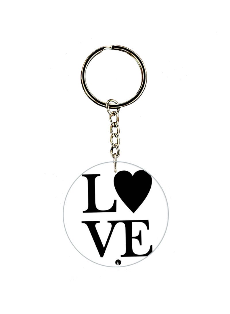 Love Printed Keychain