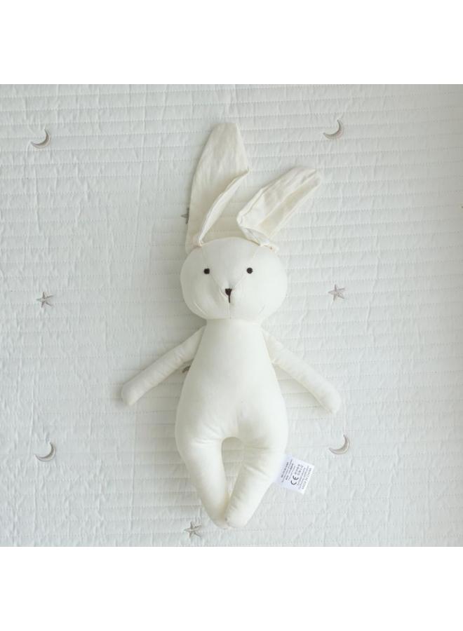 2025 Nordic Style Cotton Doll Children's Chewable Accompanying And Pacifying Doll Baby Doll Decorative Doll-Color:White Rabbit-Height:Doll - Image 1