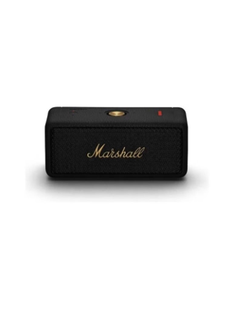 Marshall Emberton II Portable Bluetooth Speaker - Black and Brass - Image 2