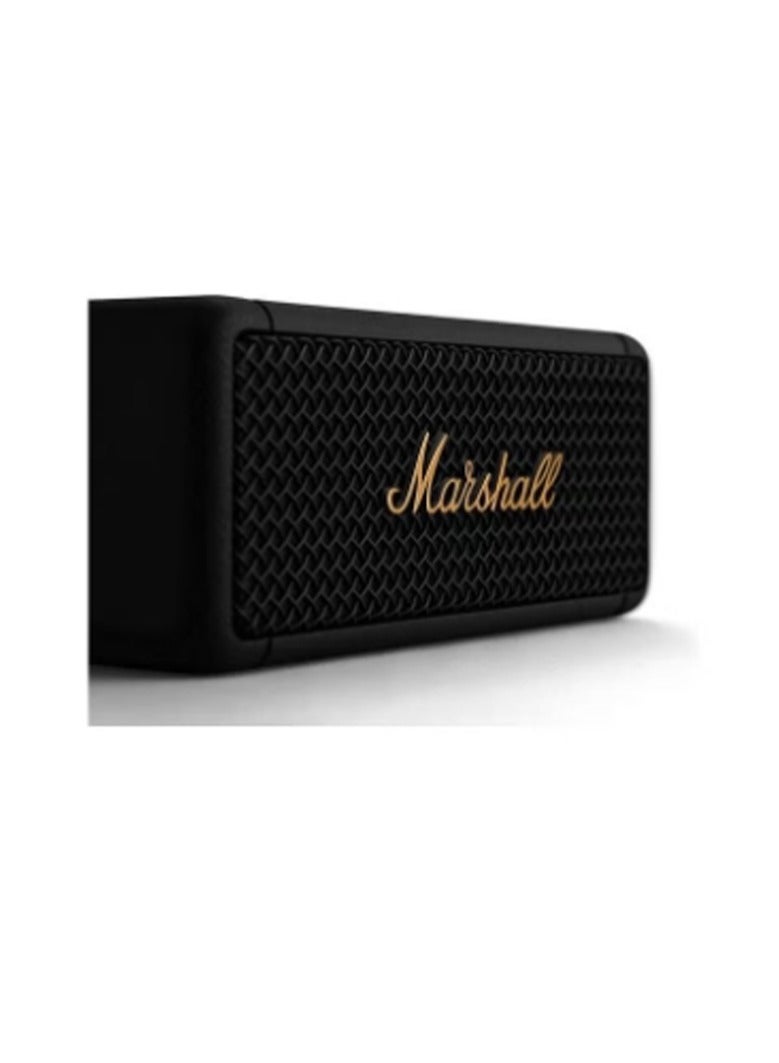 Marshall Emberton II Portable Bluetooth Speaker - Black and Brass - Image 3