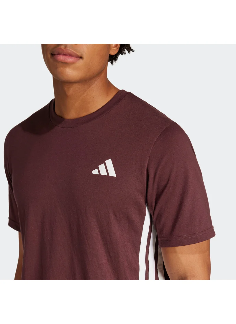 Adidas Essentials Training Feelready 3 Stripes T-Shirt