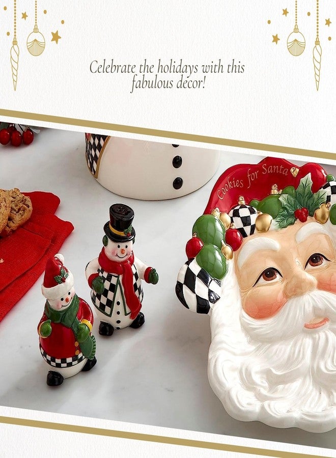 Spode Christmas Tree Snowman Salt & Pepper Shaker Set (2-Piece)- Holiday Kitchen & Table Décor - Festive Home Accent, Christmas Gift/Stocking Stuffer for Collectors & Holiday Enthusiasts - Image 5
