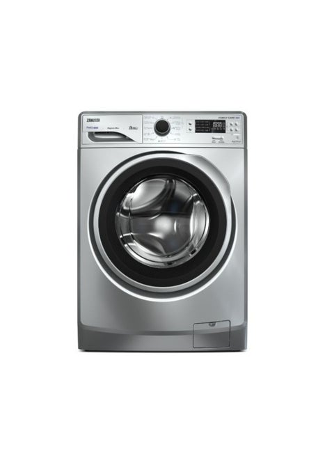 Zanussi Perlamax Washing Machine, 8kg, Silver - ZWF8240SS6