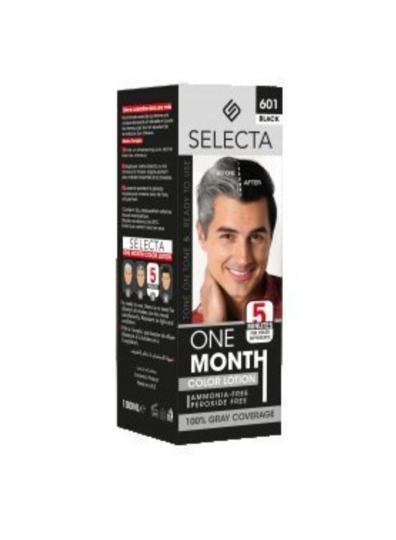 Selecta Melano SELECTA Hair Dye (Black 601) 100 ML - Image 1