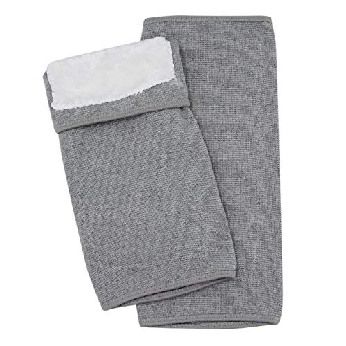 JUMISEE Men Women Warm Fleece Lined Knee Brace Leg Warmer Thermal Leg Sleeve Knee Support for Arthritis Pain Relief Yoga - Image 4
