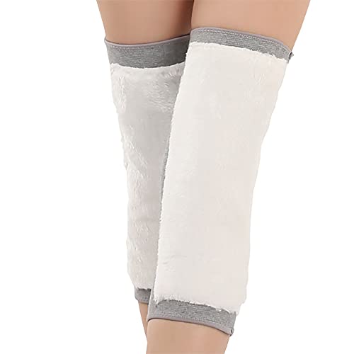JUMISEE Men Women Warm Fleece Lined Knee Brace Leg Warmer Thermal Leg Sleeve Knee Support for Arthritis Pain Relief Yoga - Image 3