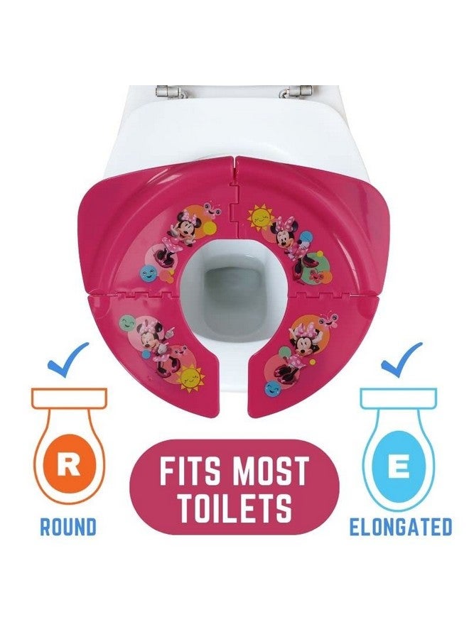 Disney Minnie Mouse "Smile" Folding Potty Seat - Travel Potty Training Seat - Image 4