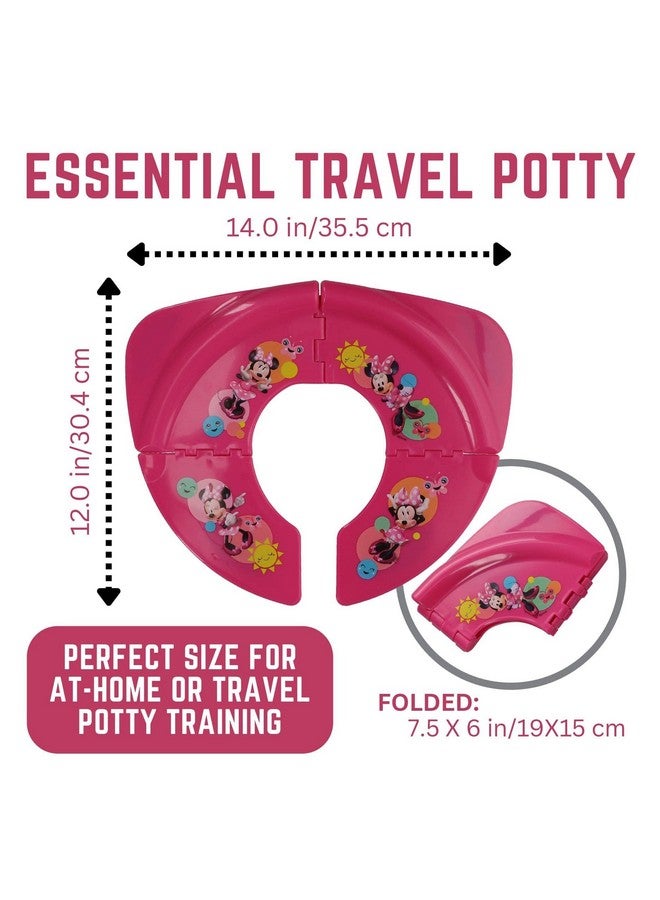 Disney Minnie Mouse "Smile" Folding Potty Seat - Travel Potty Training Seat - Image 2