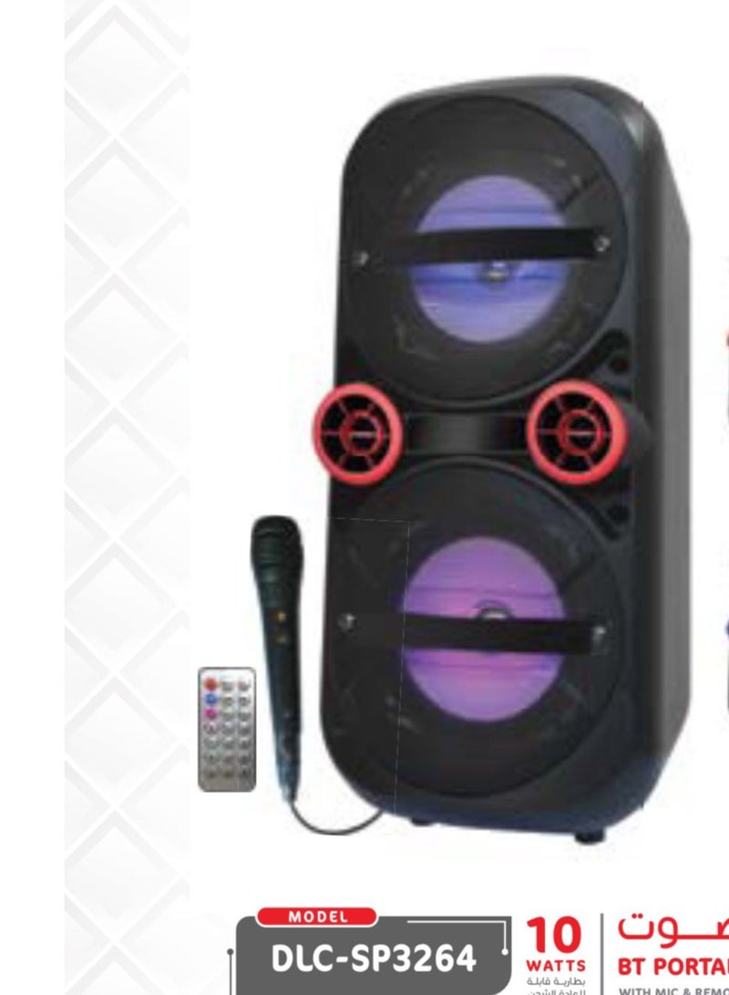 DLC DLC-SP3264 Rechargeable Active Portable Speaker  - Image 2