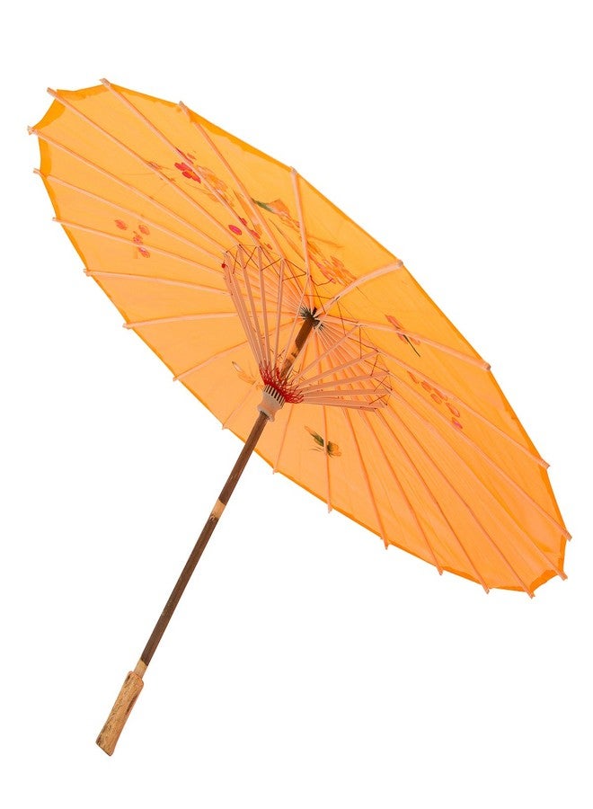 THY COLLECTIBLES Assortment or six (6) 21" Small Asian Silk Umbrella/Parasol - Image 4