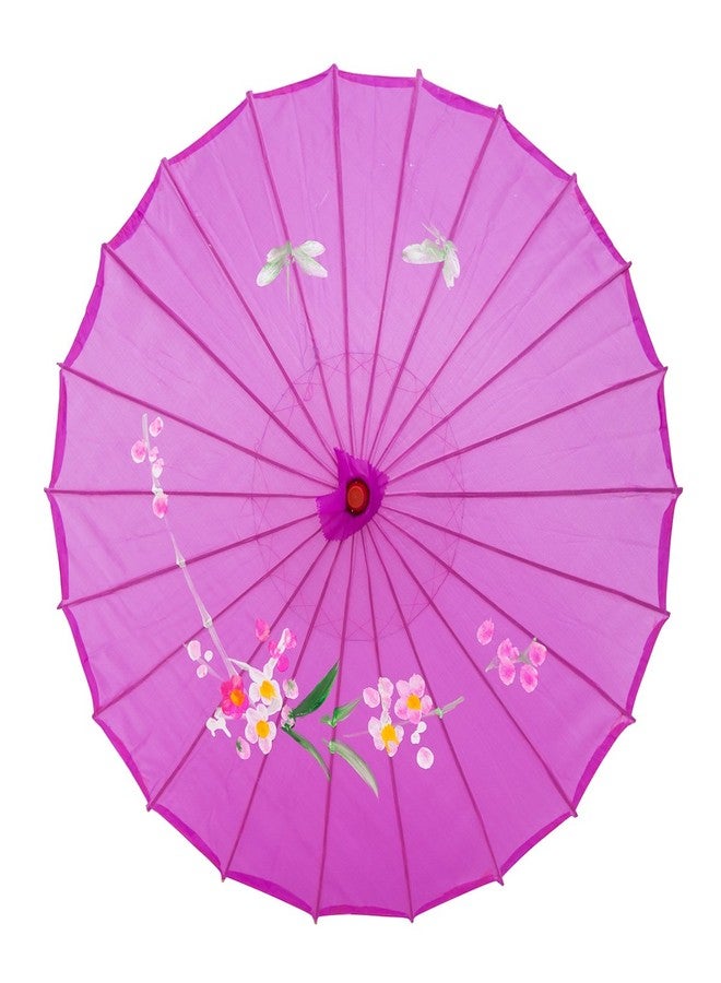 THY COLLECTIBLES Assortment or six (6) 21" Small Asian Silk Umbrella/Parasol - Image 5