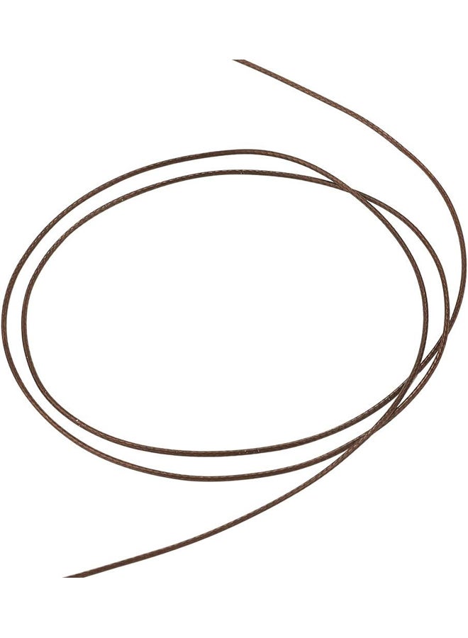 Daddy Brown Waxed Polyester Thread Spool for Jewelry Making and Macrame Beading (170m x 0.5mm) - Image 4