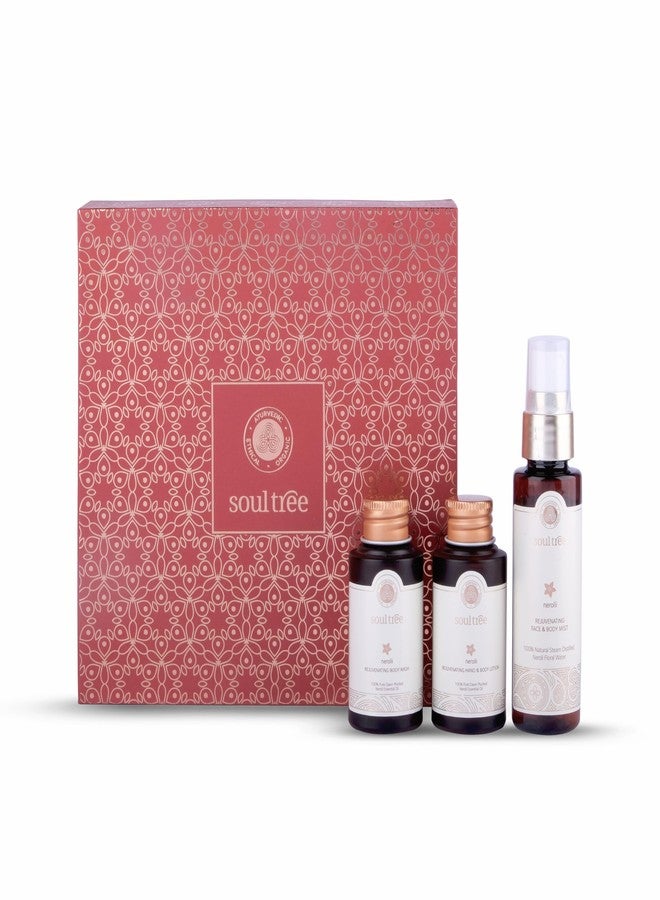 SoulTree Nerolii Essentials Rejuvenating Body Care Mini Box - 110ml - Image 1
