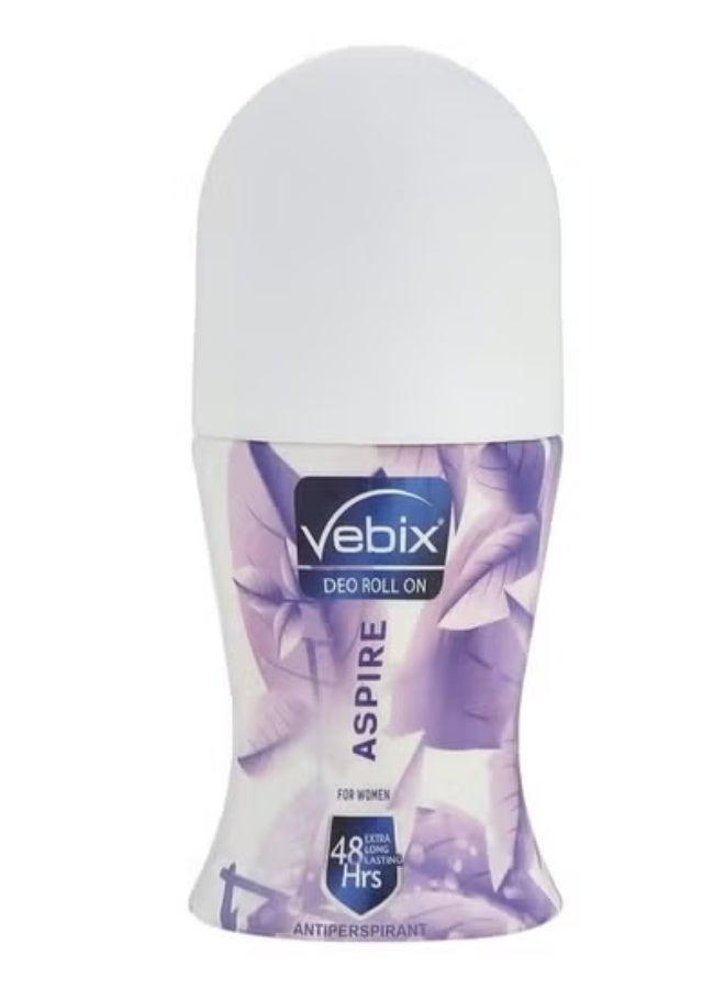 فيبكس مزيل العرق رول أون أسباير للنساء - 50 مل