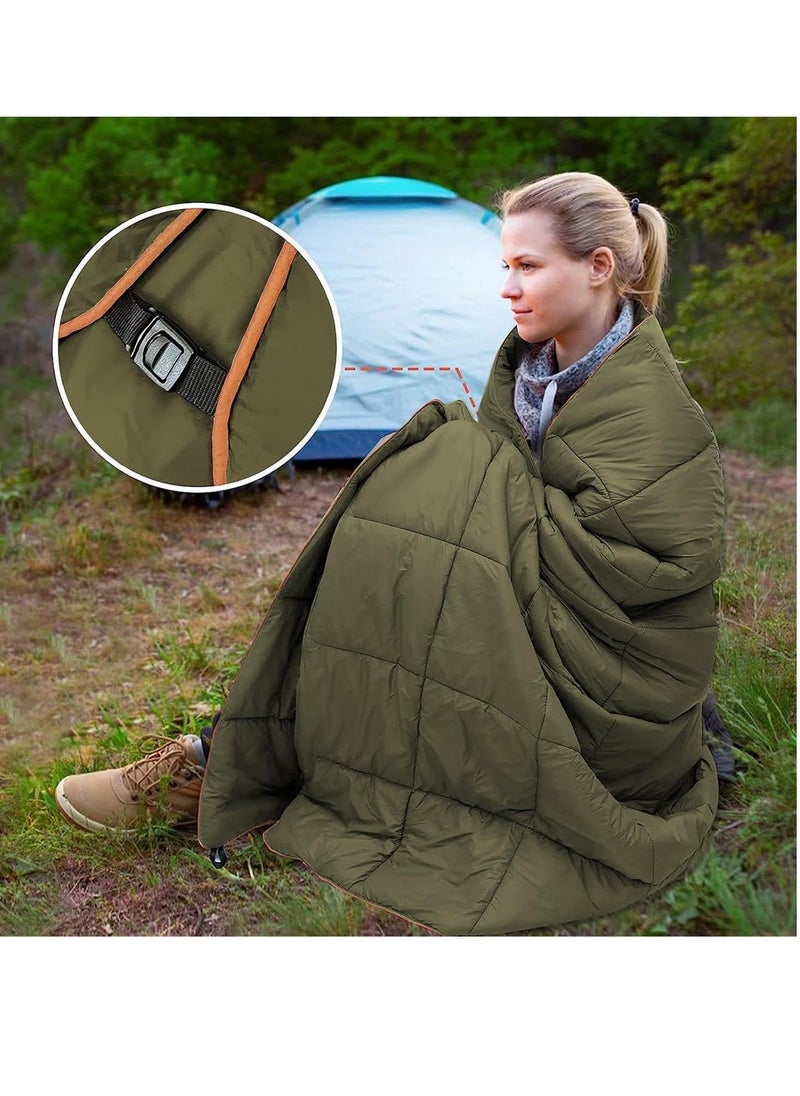 General Folding Blanket - Soft and Lightweight Blanket for All Seasons - Camping Blanket, Waterproof Camping Quilt for Camping, Outdoors, Travel  - Image 3