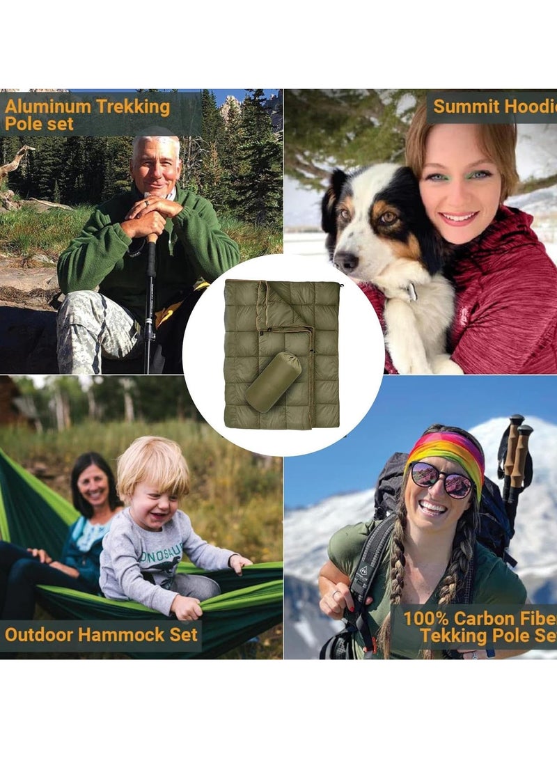 General Folding Blanket - Soft and Lightweight Blanket for All Seasons - Camping Blanket, Waterproof Camping Quilt for Camping, Outdoors, Travel  - Image 4