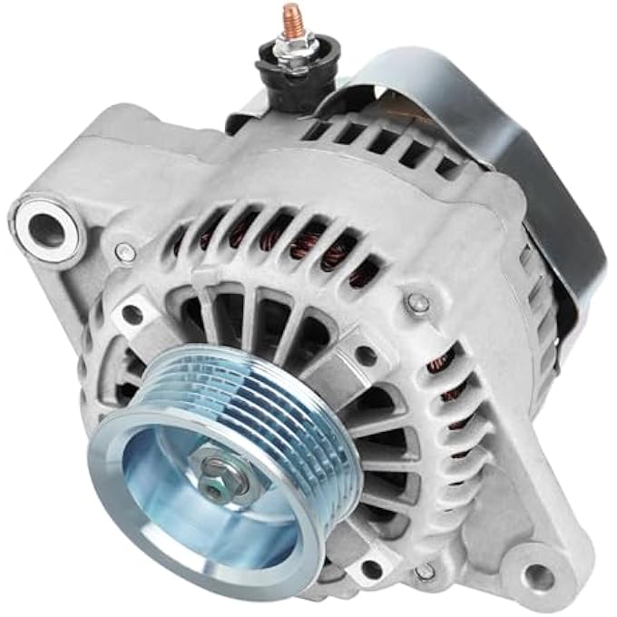 ILONPA 400-52073 Alternator Replacement Compatible with 1999 2000 2001 2002 Toyota 4Runner, 2000 2001 2002 2003 2004 Toyota Tacoma, 2000 2001 2002 Tundra Replace AND0180, 101211-9590, 27060-62160 - Image 1