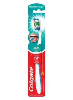 Colgate 360 whole mouth clean Medium Toothbrush Multicolor