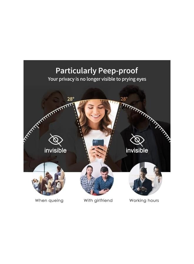 بروماس 【عبوة من 6 قطع】 واقي شاشة الخصوصية لهاتف Galaxy Z Flip 6، طبقة خصوصية داخلية من مادة TPU + طبقة هيدروجيل خارجية للخصوصية + واقي عدسة الكاميرا، مضاد للخدش، مضاد للتجسس وبصمات الأصابع - Image 2