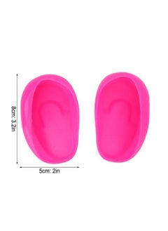ZJchao Hair Dye Ear Cover 10Pcs Hair Dye Earmuffs Silicone Ear Protectors Caps Coloring Covers Hairdressing Color Cover Protector For Shower Salon Home Barber  - Image 4