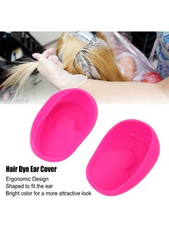 ZJchao Hair Dye Ear Cover 10Pcs Hair Dye Earmuffs Silicone Ear Protectors Caps Coloring Covers Hairdressing Color Cover Protector For Shower Salon Home Barber  - Image 2