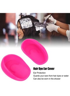 ZJchao Hair Dye Ear Cover 10Pcs Hair Dye Earmuffs Silicone Ear Protectors Caps Coloring Covers Hairdressing Color Cover Protector For Shower Salon Home Barber  - Image 3