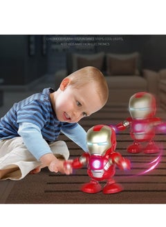 General Dancing robot toys for children, action dolls that can walk and dance, electronic toys with LED lights and mechanical dancing, interactive educational toys gifts for children  - Image 3