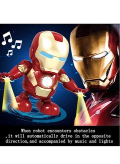 General Dancing robot toys for children, action dolls that can walk and dance, electronic toys with LED lights and mechanical dancing, interactive educational toys gifts for children  - Image 4
