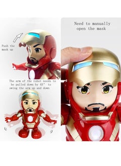 General Dancing robot toys for children, action dolls that can walk and dance, electronic toys with LED lights and mechanical dancing, interactive educational toys gifts for children  - Image 5