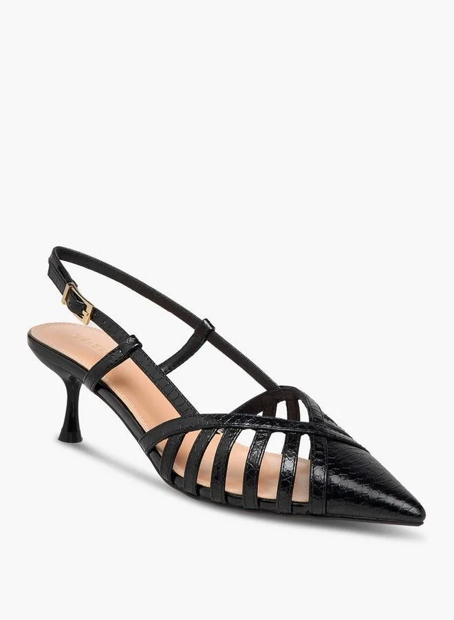 سيليست أحذية نسائية بكعب رفيع وإبزيم