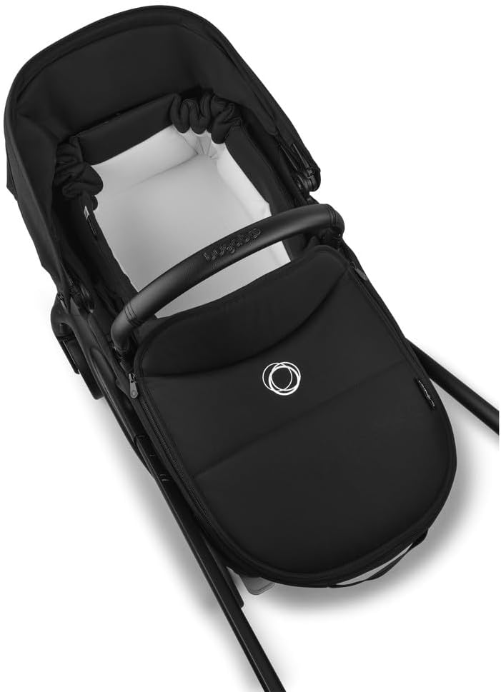 Bugaboo Baby Nest Heritage in Black - Soft and Secure Newborn Sleeping Solution - Image 4