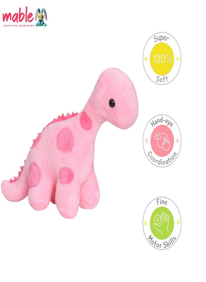 MABLE Millo Dino Soft Toy | Cute Dinosaur Toy for Babies & Kids | Ultra-Soft Stuffed Animal for Boys & Girls | Ideal Gift for Birthdays, Playtime & Nursery Decor (30CM Red) - Image 2