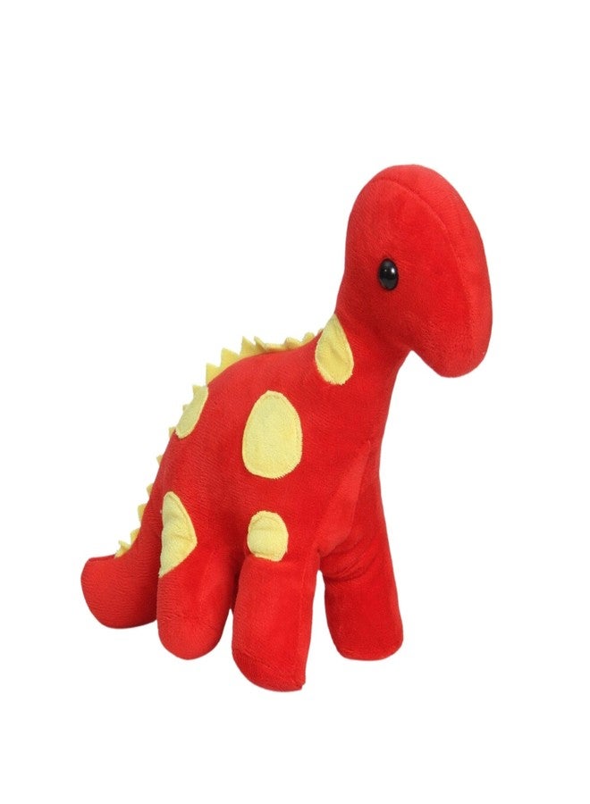 MABLE Millo Dino Soft Toy | Cute Dinosaur Toy for Babies & Kids | Ultra-Soft Stuffed Animal for Boys & Girls | Ideal Gift for Birthdays, Playtime & Nursery Decor (30CM Red) - Image 1