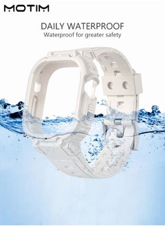 موتيم سوار ساعة Apple Watch Apple Armor Pro المتين مع حافظة مقاس 41 مم/40 مم، سوار معصم بديل مقاوم للصدمات مع غطاء حافظة ممتص للصدمات لساعة iWatch SE2 SE SE Series 9/8/7/6/5/4  - Image 2
