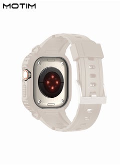موتيم سوار ساعة Apple Watch Apple Armor Pro المتين مع حافظة مقاس 41 مم/40 مم، سوار معصم بديل مقاوم للصدمات مع غطاء حافظة ممتص للصدمات لساعة iWatch SE2 SE SE Series 9/8/7/6/5/4  - Image 5
