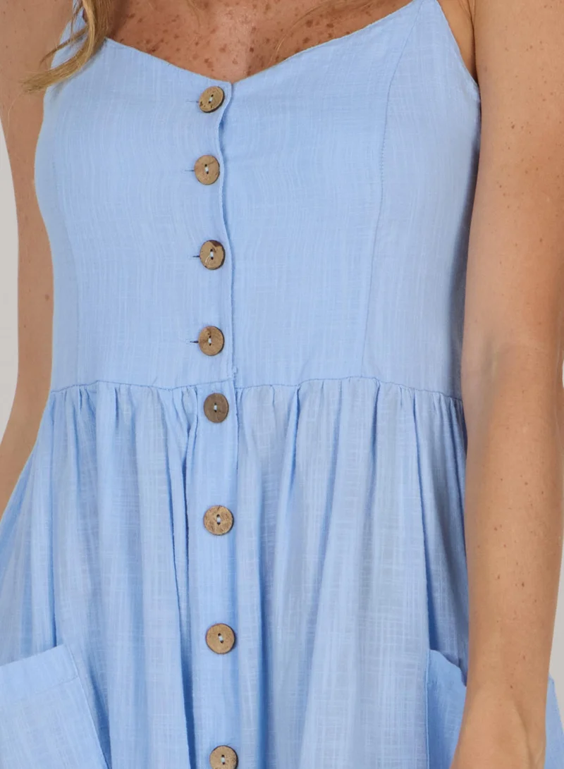 جاست نيتشر فستان نيكول بأزرار