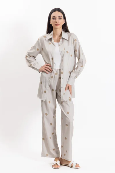 شايبس TEXTURED SHIRT SET