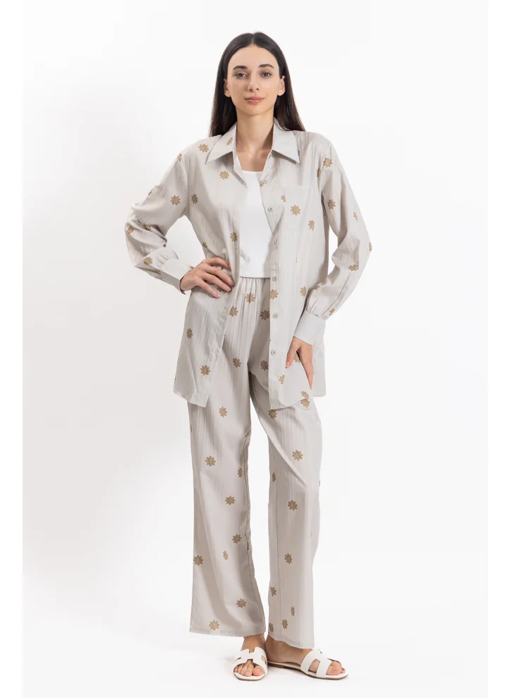 شايبس TEXTURED SHIRT SET