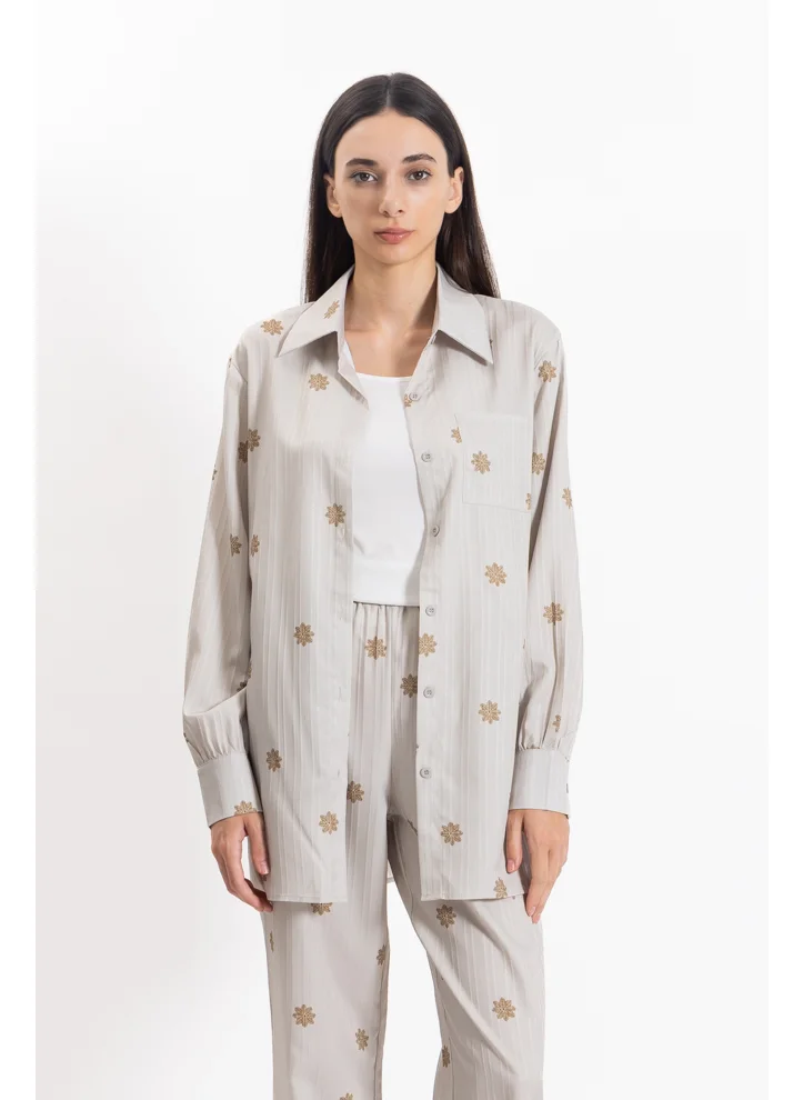 شايبس TEXTURED SHIRT SET