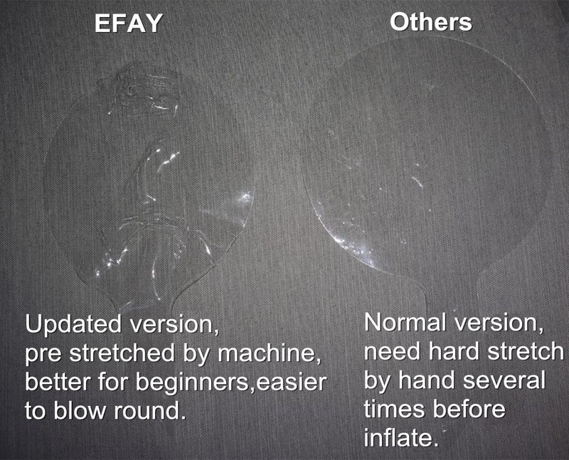 Efay Bobo Balloons, 25 pack Pre Stretched 24 inch Helium/Air Large Clear Balloons for Stuffing, Beautiful DIY Bubble Balloon Decor for Wedding, Birthday,Graduation Party Decoration - Image 3