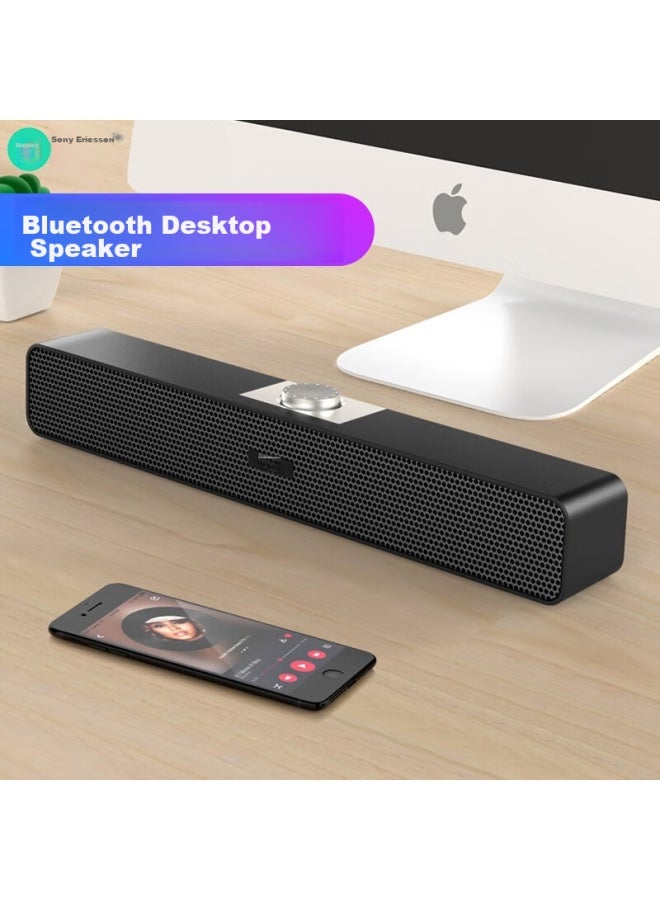 SOAIY Sa-a6 Bluetooth Speaker For Computer, Phone, Multimedia, Desktop, Laptop, Home, Online Classes, Small Usb Wired Subwoofer, Portable Mini Amplifier - Image 5