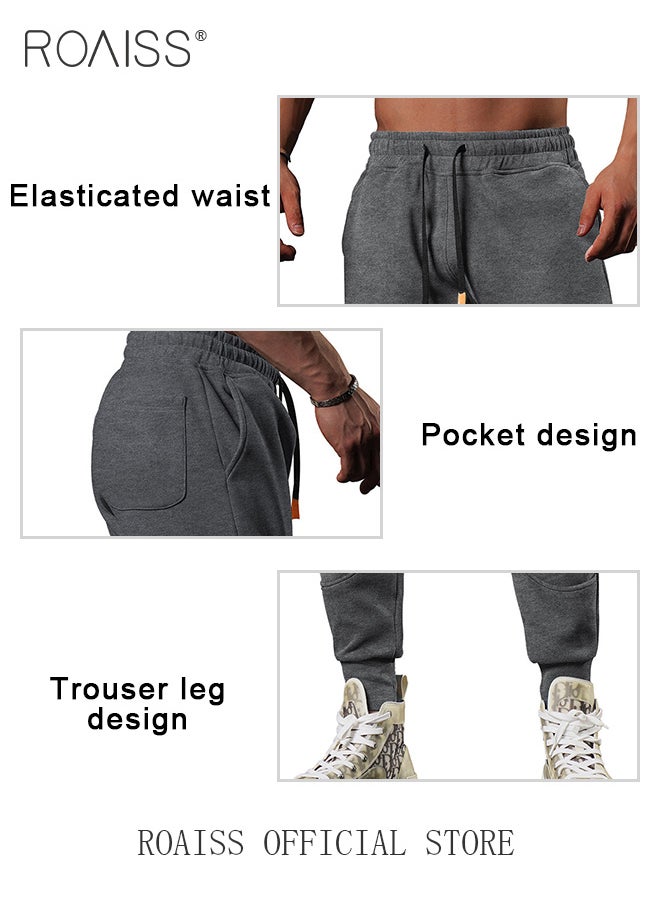 roaiss - Men Outdoor Sports Sweatpants Tapered Leg Joggers for Fitness Running and Outdoor Adventures Ideal Training and Casual Wear - Image 1