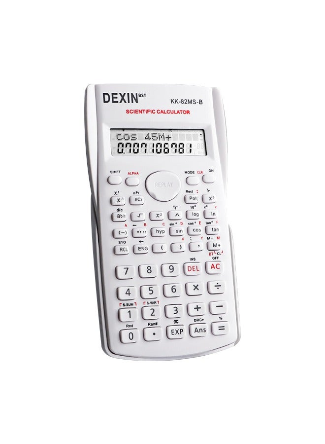 Generic Large Screen Display Scientific Calculator, Math Calculator With Protective Cover, 240 Calculation Methods, Convenient And Durable  - Image 1