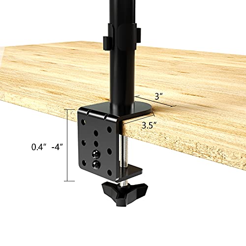 Suptek Heavy Duty Monitor Mount Desk Clamp Universal C-Clamp Base Stand Mounting Accessory fit for Suptek Monitor Arm Mount, Black (MD6JJ) - Image 3