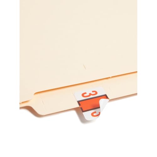 Smead BCCRN Bar-Style Color-Coded Numeric Label, 3, Label Roll, Dark Orange, 500 Labels per Roll (67373) - Image 4