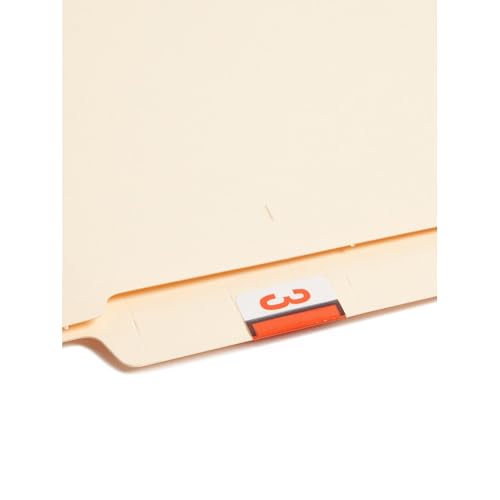 Smead BCCRN Bar-Style Color-Coded Numeric Label, 3, Label Roll, Dark Orange, 500 Labels per Roll (67373) - Image 3