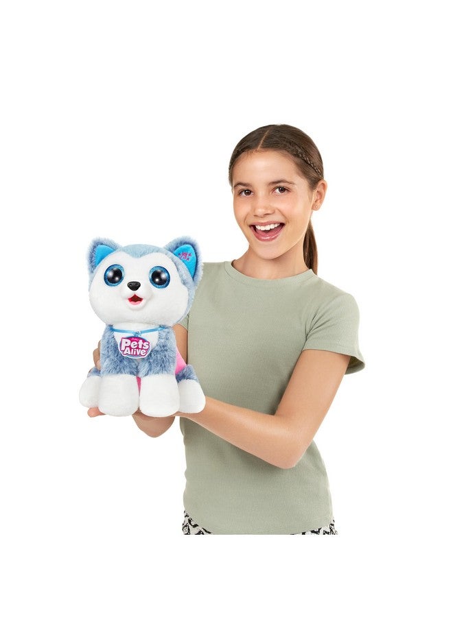 Pets Alive Pooping Puppies (Husky) by ZURU Surprise Puppy Plush, Ultra Soft Plushies, Interactive Toy Pets, Electronic Pet Puppy for Girls and Children - Image 3